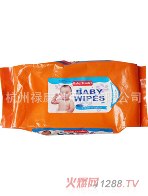 40片袋裝清香型清潔護(hù)理嬰兒濕巾