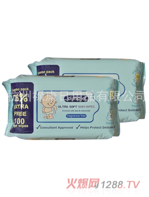 100片裝芳香型嬰兒濕巾