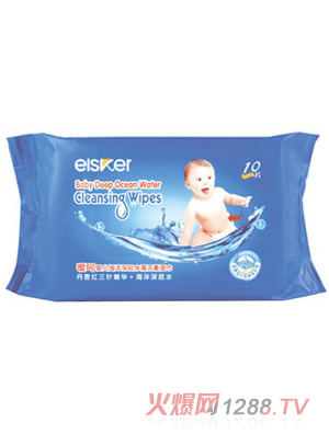 噯呵嬰兒深層海洋水清潔柔濕巾（30片）