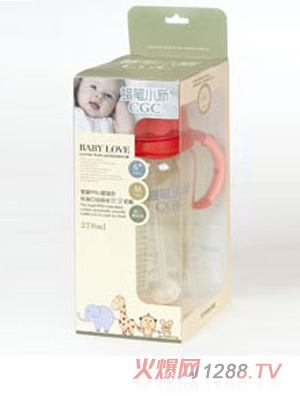 蠟筆小新PPSU圓弧標(biāo)準(zhǔn)口徑260ml奶瓶