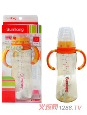 圣馬龍標準口徑PPSU奶瓶260ml