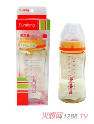 圣馬龍寬口徑PPSU奶瓶300ml