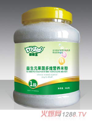 嘟嘟寶益生元果蔬多維營(yíng)養(yǎng)米粉
