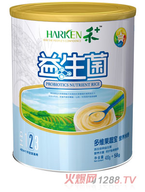 禾+益生菌多維果蔬寶營養(yǎng)米粉