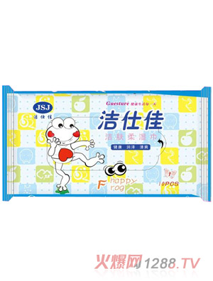 潔仕佳潔膚柔濕巾