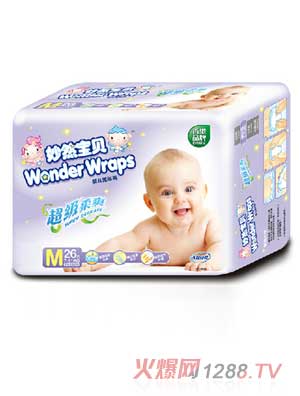 妙然寶貝超級(jí)柔爽紙尿褲M(mǎn)