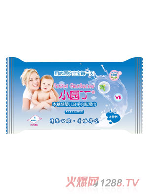 小園丁木糖醇嬰兒口手護(hù)膚濕巾1片裝