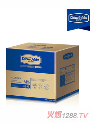 迪世樂(lè)園嬰兒輕奢紙尿褲M 52片整箱