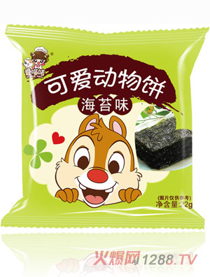 愛喵嘜可愛動物餅海苔味