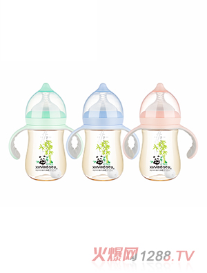 馨菲寶貝熊貓PPSU寬口徑奶瓶240ml