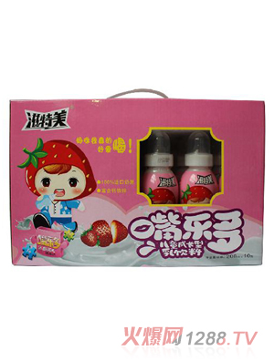 滋特美嘴樂多兒童成長(zhǎng)型乳飲料 10瓶箱裝 粉色