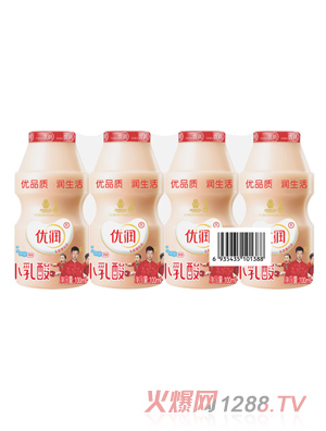 優(yōu)潤(rùn)乳酸菌飲品 100ml 小乳酸 瓶標(biāo)