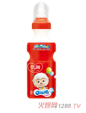 優(yōu)潤(rùn)乳酸菌飲品 瓶裝紅色