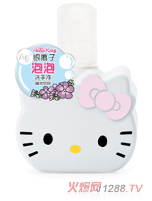 Hello Kitty初酷銀離子泡泡洗手液（植物萃?。?00ml