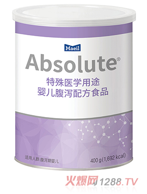 每日特殊醫(yī)學(xué)用途嬰兒腹瀉配方食品