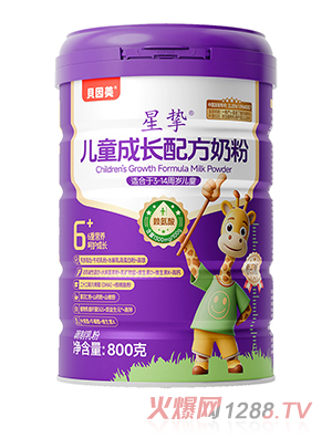 貝因美星摯兒童成長(zhǎng)配方奶粉