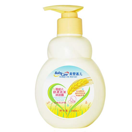 美贊嘉兒舒柔洗發(fā)沐浴露