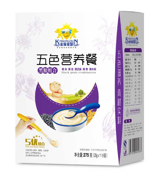 金盾愛嬰黑糧組合五色營(yíng)養(yǎng)餐