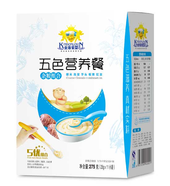 金盾愛嬰雜糧組合五色營(yíng)養(yǎng)餐