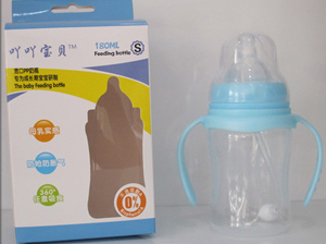 吖吖寶貝寬口PP奶瓶180ML
