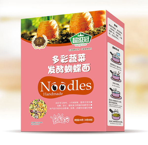 超級(jí)冠多彩蔬菜蝴蝶面