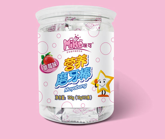 咪可草莓味營養(yǎng)磨牙棒